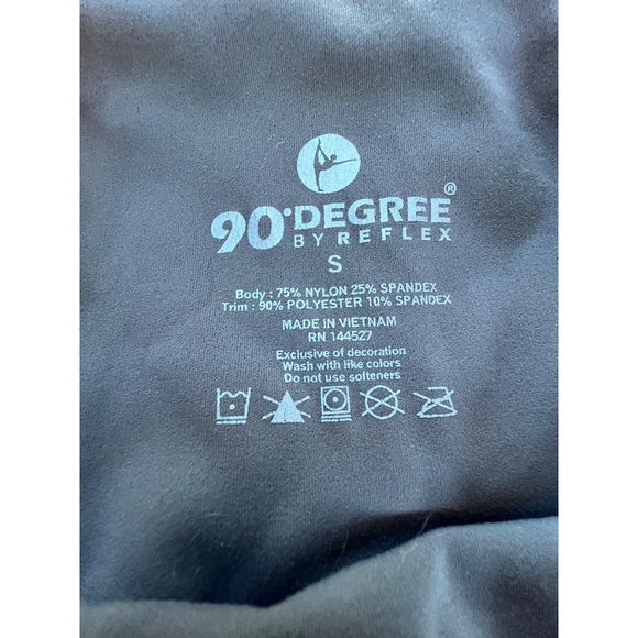 90 Degree by Reflex, Bike Shorts, Gray/Grey, Size Small, 9 inch inseam/length - Picture 4 of 6